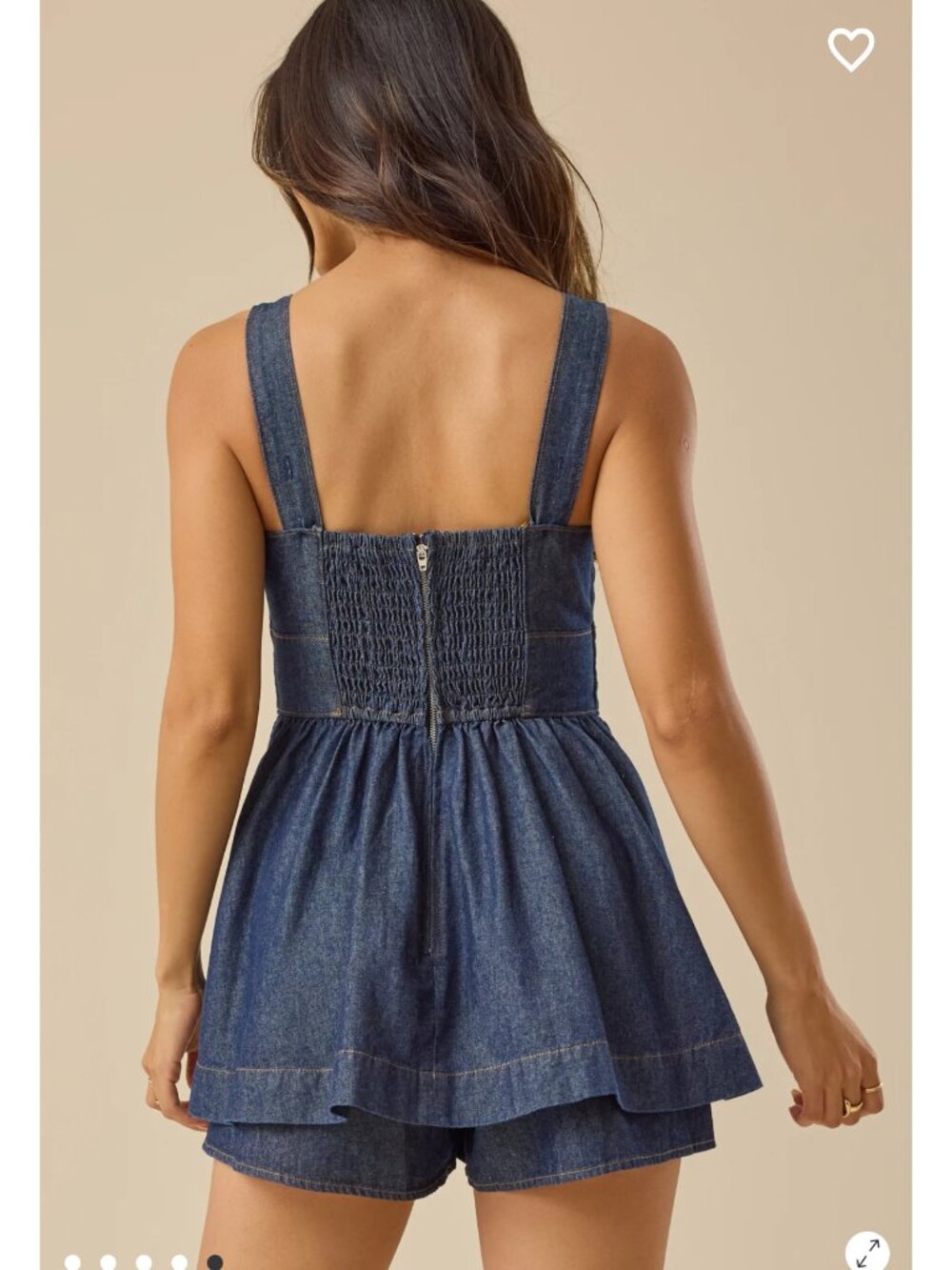 Denim Romper Altar'd State Ava Denim Romper NWT - Picture 5 of 5
